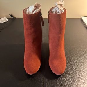 J. Crew Women's Ankle Boots in Rust